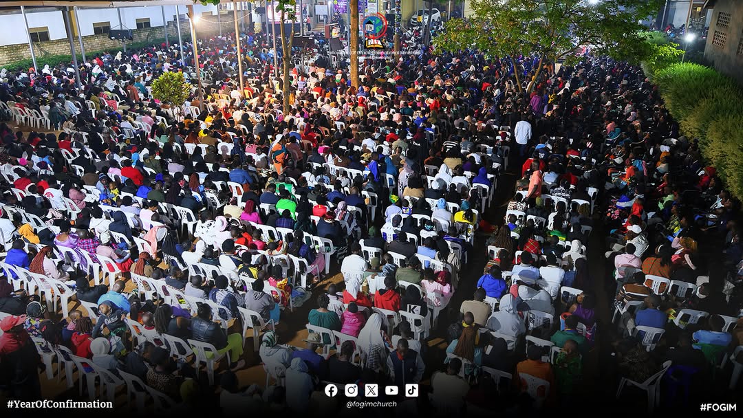 Congregation in worship